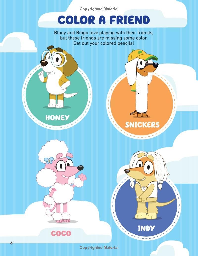 Sách ngoại văn: Bluey: Time to Play Sticker Activity