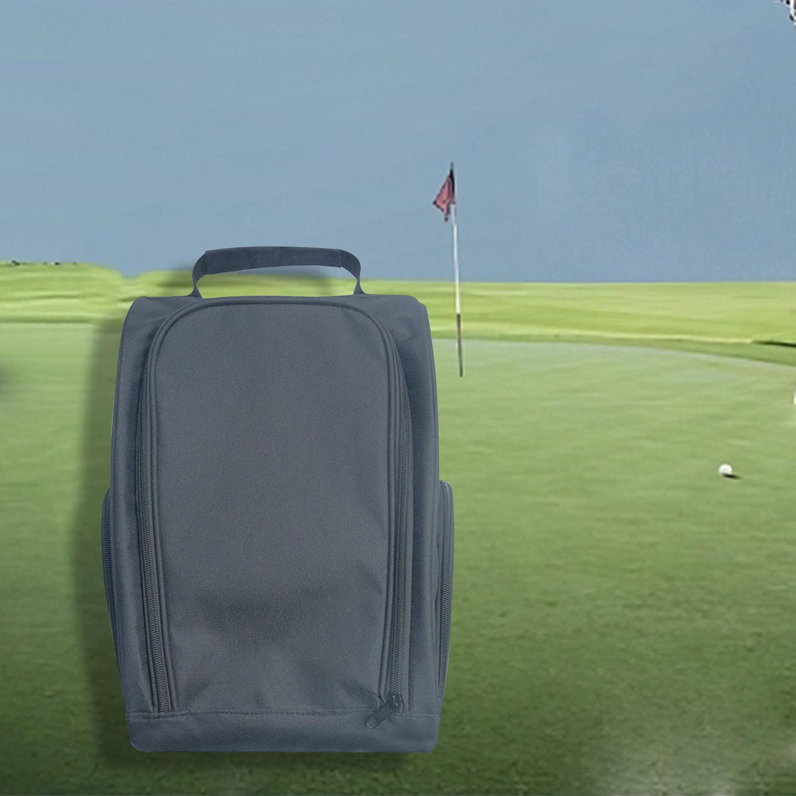 Golf Shoes Bag Shoe Carry Bag Golfball Holder Storage Multifunction Sports Shoes Pouch Travel Shoes Bag for Outdoor Sports Men Women Fittings