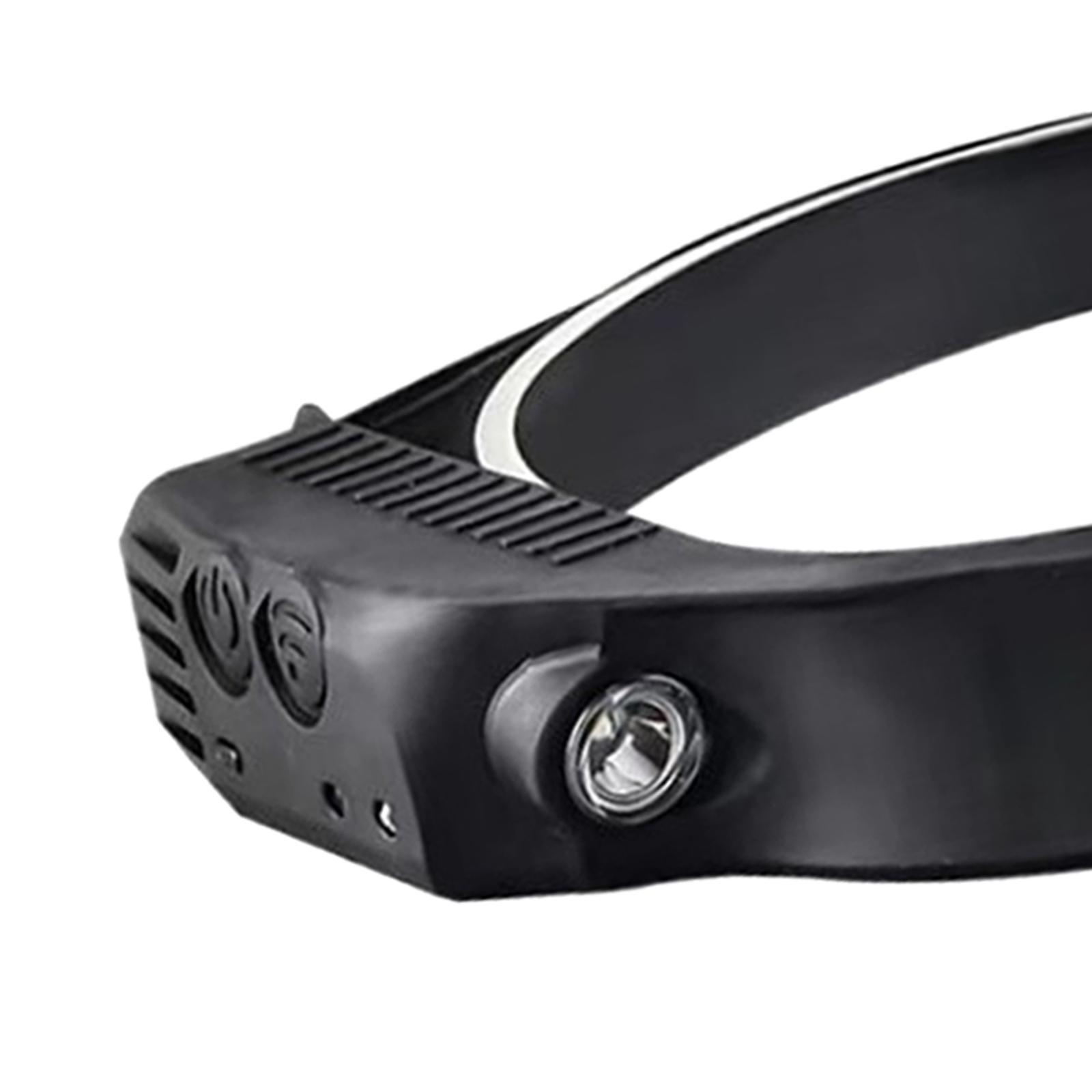 Head Light Headlight Weatherproof Head Torches, Lightweight USB Rechargeable, Head Lamps  for Camping Emergency Outdoor Hiking