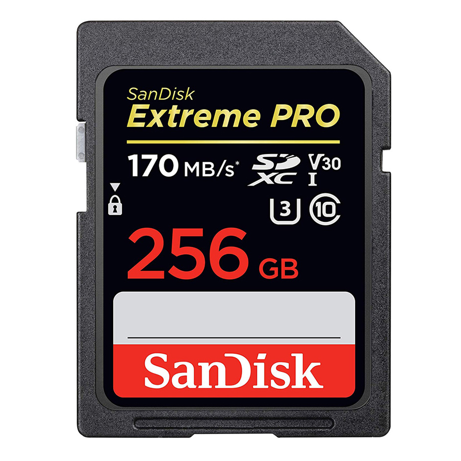 Thẻ Nhớ SDXC SanDisk Extreme Pro U3 V30 1133X 256GB 170MB/s - Hàng Chính Hãng