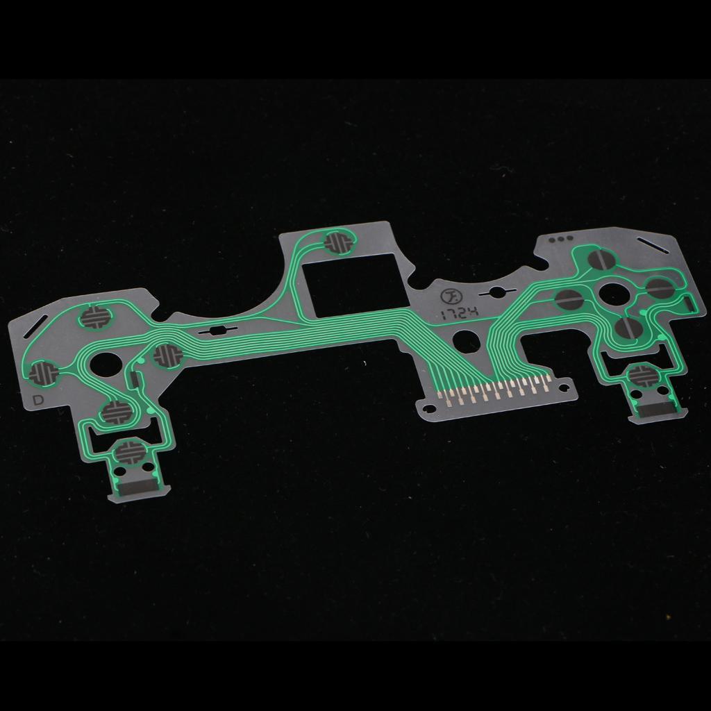 2X Conductive Film Keypad Flat Flex Ribbon Cable For Sony PS4 Controller Green