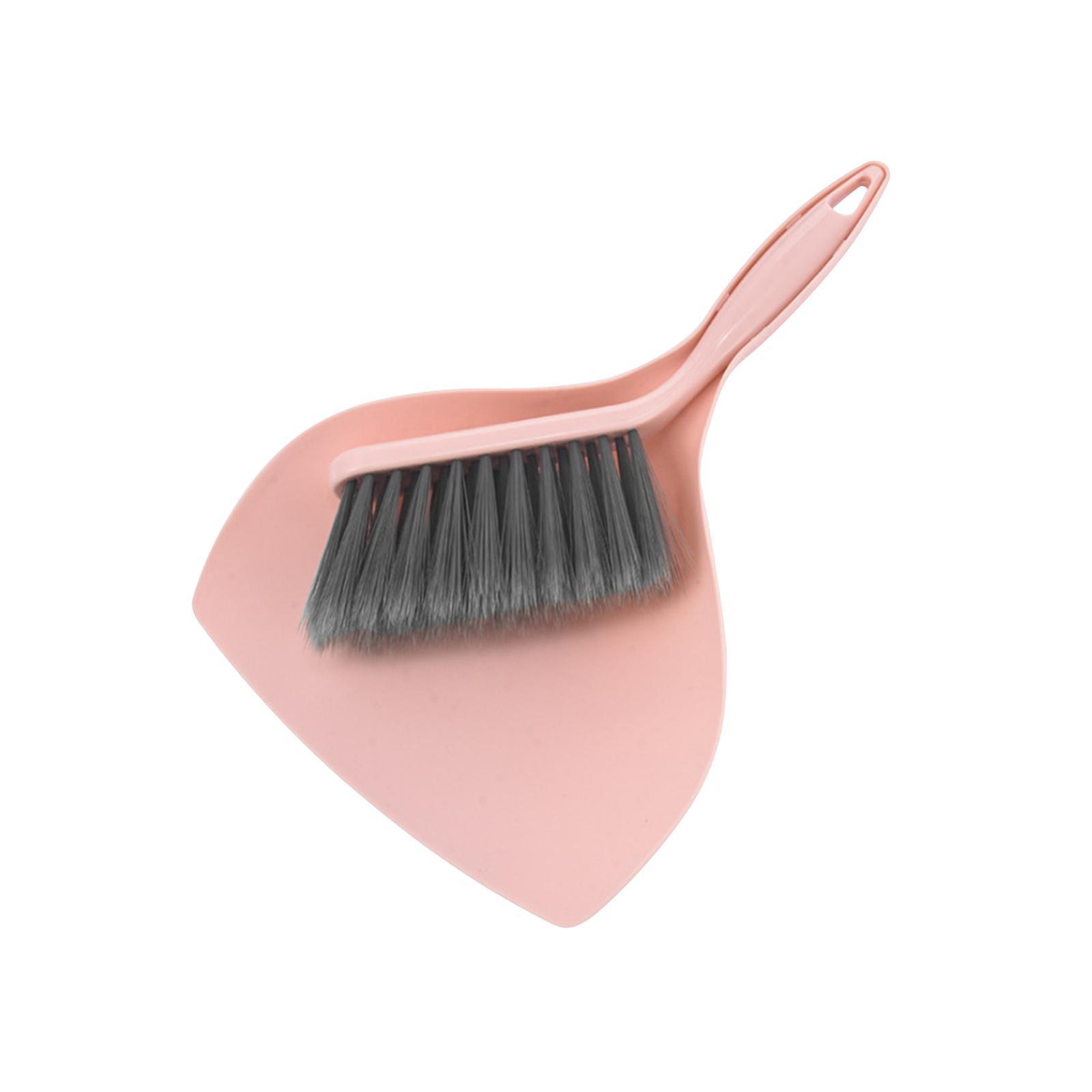 Mini Dustpan and Brush Set Hanging Hole Household for Cabinets