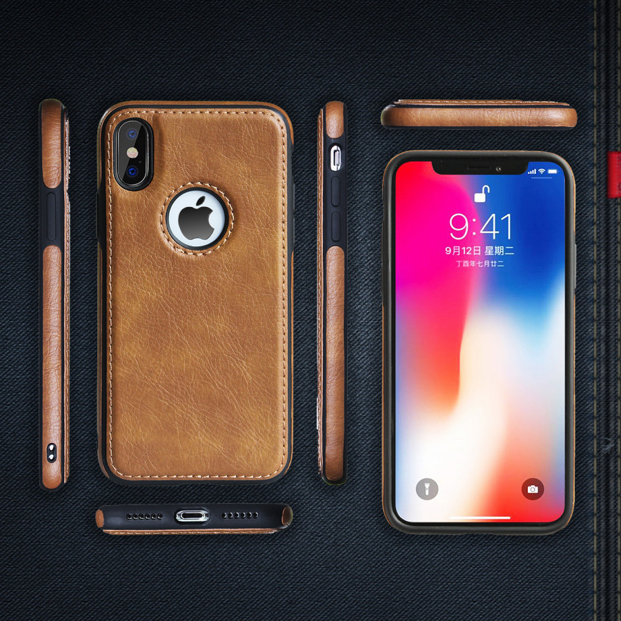 Ốp lưng da cao cấp dành cho iPhone X và iPhone XS