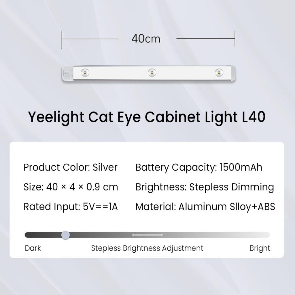 Đèn led Mắt Mèo Từ Tính Cảm Ứng Chuyển Động Cho Tủ Quần Áo xiaomi youpin yeelight Phòng Ngủ Nhà Bếp