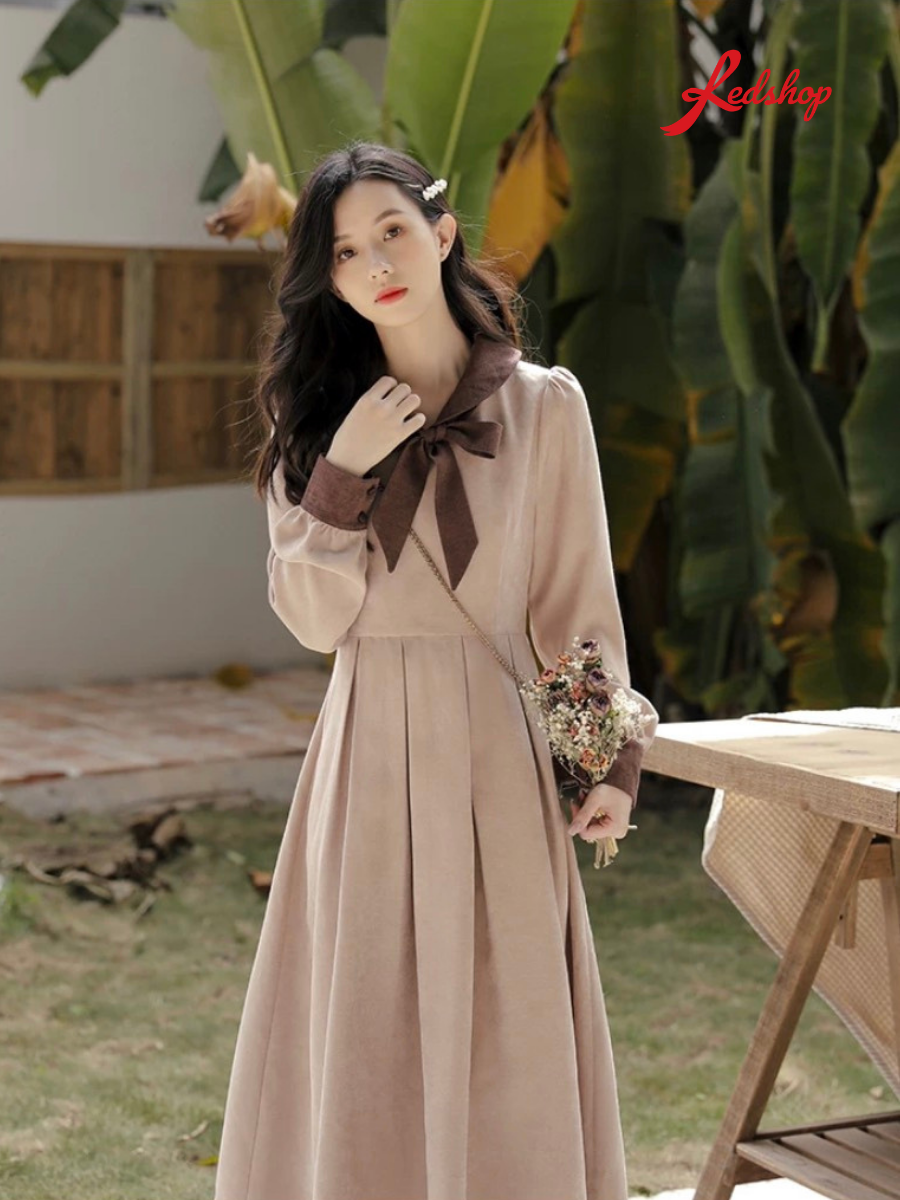 Váy nữ dáng dài dạo phố thời trang Hàn Quốc Red Shop_28304