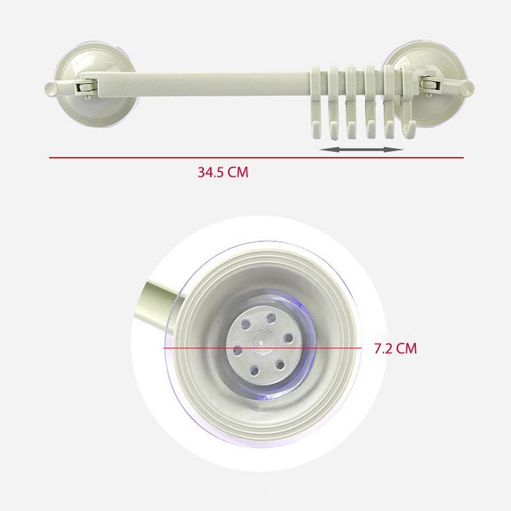 Móc treo đồ nhà bếp, nhà tắm thông minh, hút chân không, không cần khoan