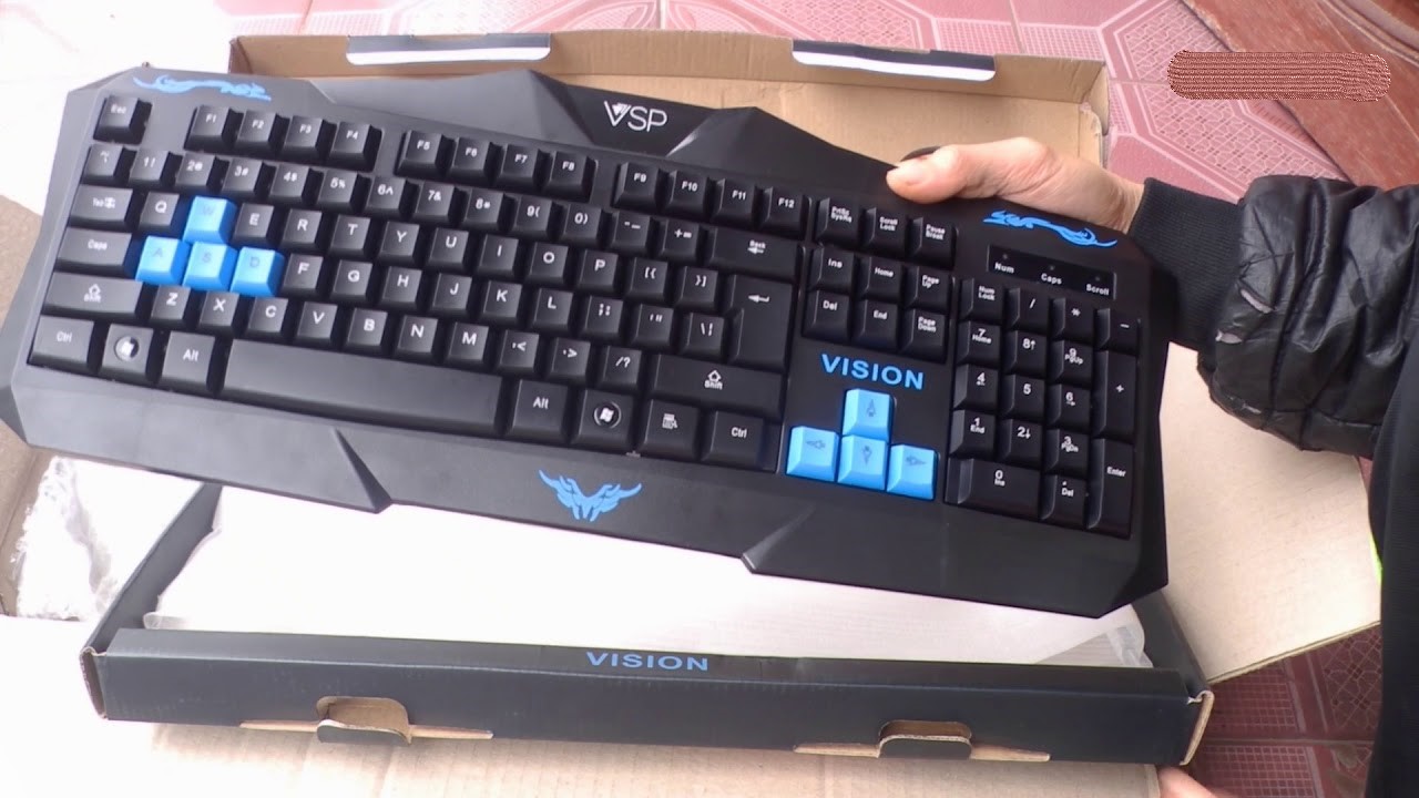 Bàn Phím Gaming VSP Keyboard Vision G9- Hàng Nhập Khẩu