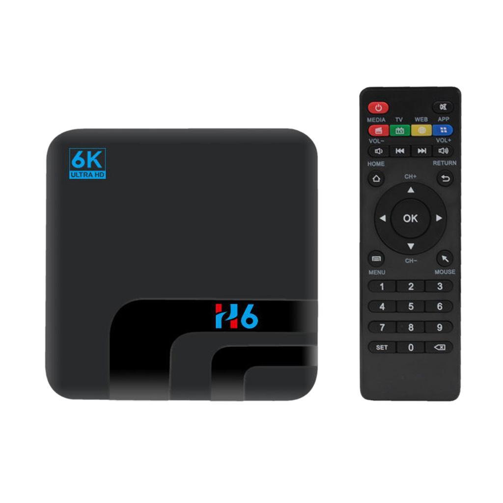 H6 Android Smart  4+32G Quad Core 6K HD WiFi Media Player