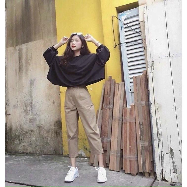 ÁO CROPTOP TAY PHỒNG DÀI CÁ TÍNH