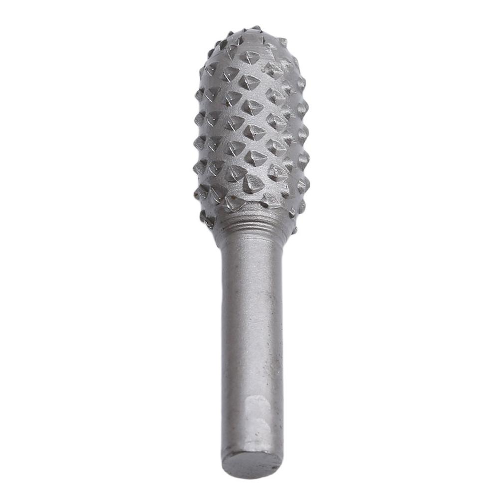 5 CÁI Rotary Burr Rasp Gỗ Nhựa Khắc File Chế biến gỗ Mũi khoan Chuôi tròn 1/4 inch Đục Đục nổi Deburring Đánh bóng Đầu mài cho Thợ mộc