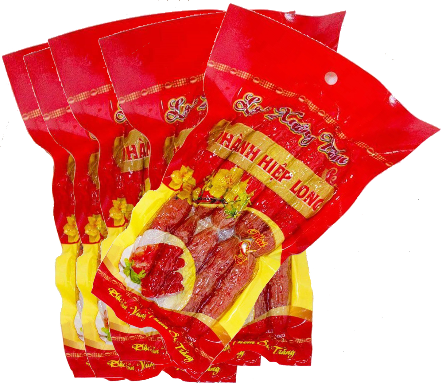 Combo Lạp Xưởng Tôm và Lạp Xưởng Khô Mai Quế Lộ - túi 200gr