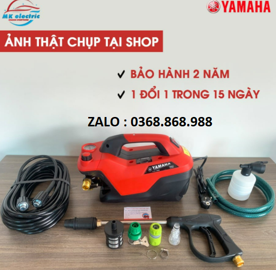 MÁY RỬA XE CAO ÁP, MÁY RỬA XE GIA ĐÌNH MINI–YAMAHA 3800W- có chỉnh áp