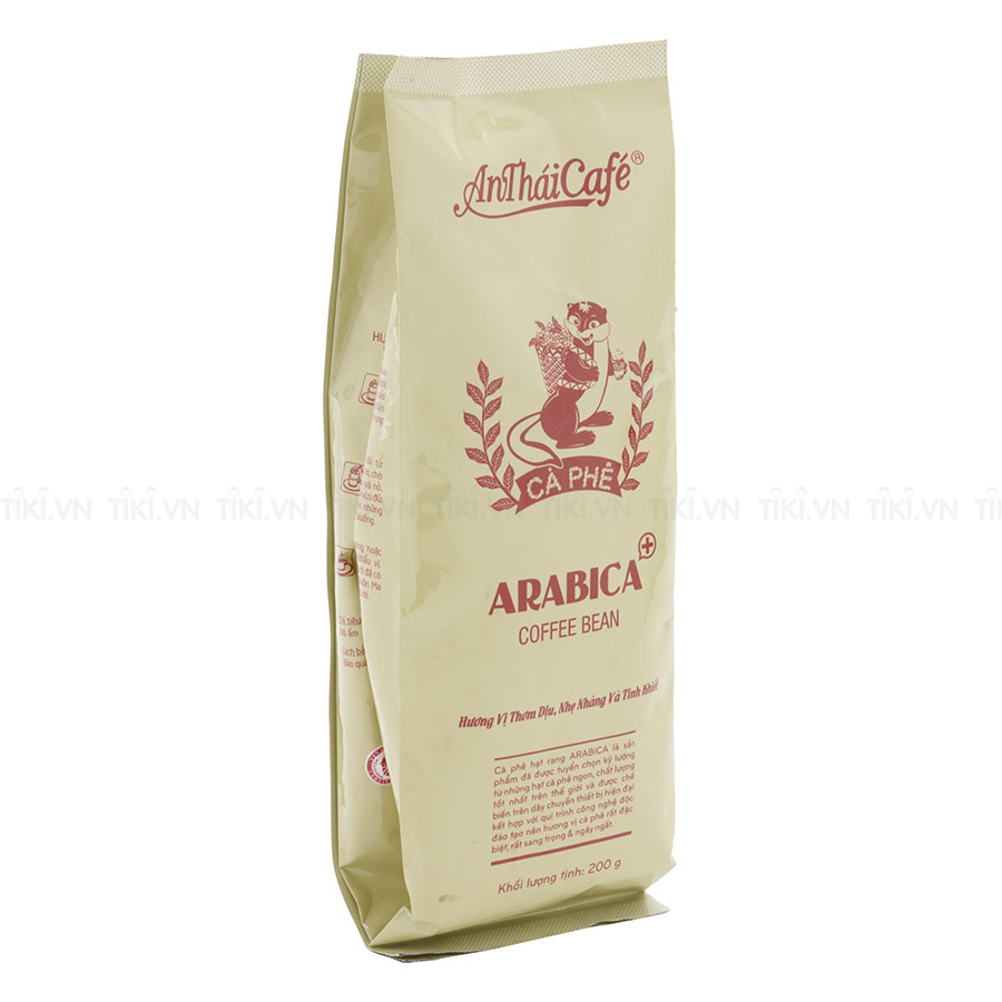 Hình ảnh Cà Phê Hạt Rang AnTháiCafé Túi Arabica - 200g