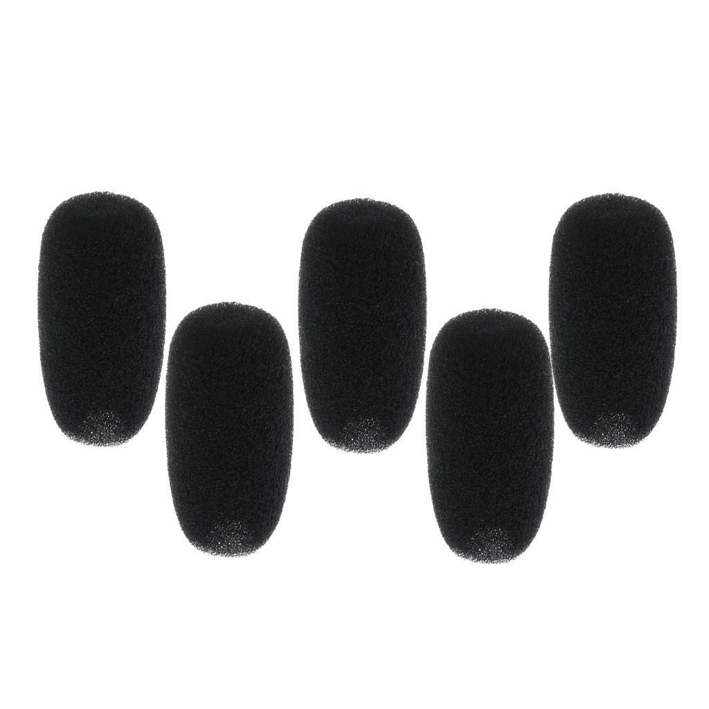 2X 5pcs Microphone Sponge Windscreen Cover Sponge for Conference Meeting Mic