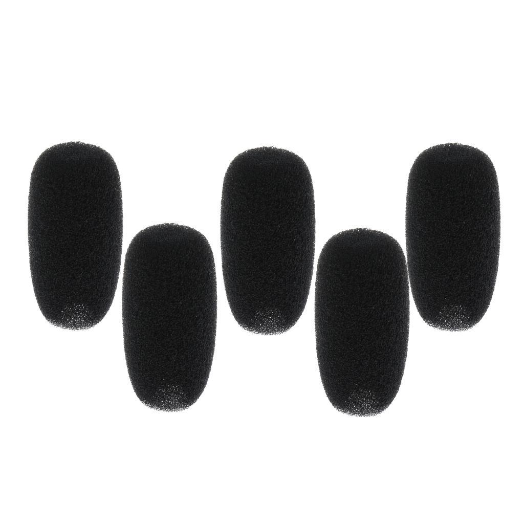 5pcs Microphone Sponge Windscreen Cover Sponge for Conference Meeting Mic