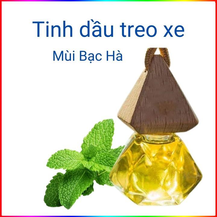 Tinh dầu treo xe - Nguyên chất, hương thơm mát, dễ chịu, chống say tàu xe, chai dung tích 10ml, nhiều mùi lựa chọn