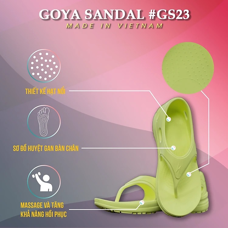 [HOT] Dép Thể Thao Cao Cấp Goya Sandal GS23 - Màu Neon