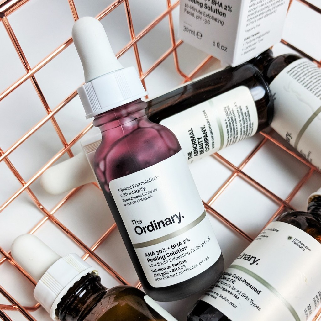 The Ordinary AHA 30% + BHA 2% Peeling Solution - Giải Pháp Hỗ Trợ Giảm Vết Thâm, Da Sần Mụn, Lỗ Chân Lông 30ml