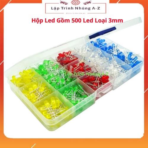 [Lập Trình Nhúng A-Z][G26] Hộp Led Gồm 500 Led Loại 3mm Nhiều Màu