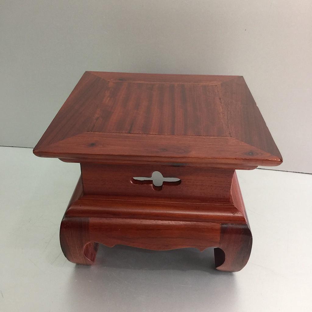 Đôn kê tượng gỗ hương, kê lục bình , kê đồ phong thuỷ mặt 24cm