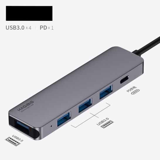 Cáp chuyển đổi Hagibis 5in1 USB-C to USB 3.0 - Hàng nhập khẩu