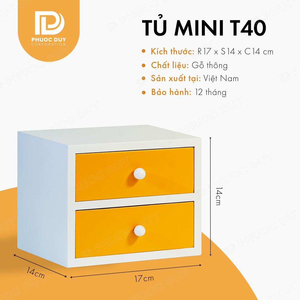 Tủ mini để bàn đa năng - Tủ nữ trang mỹ phẩm T40