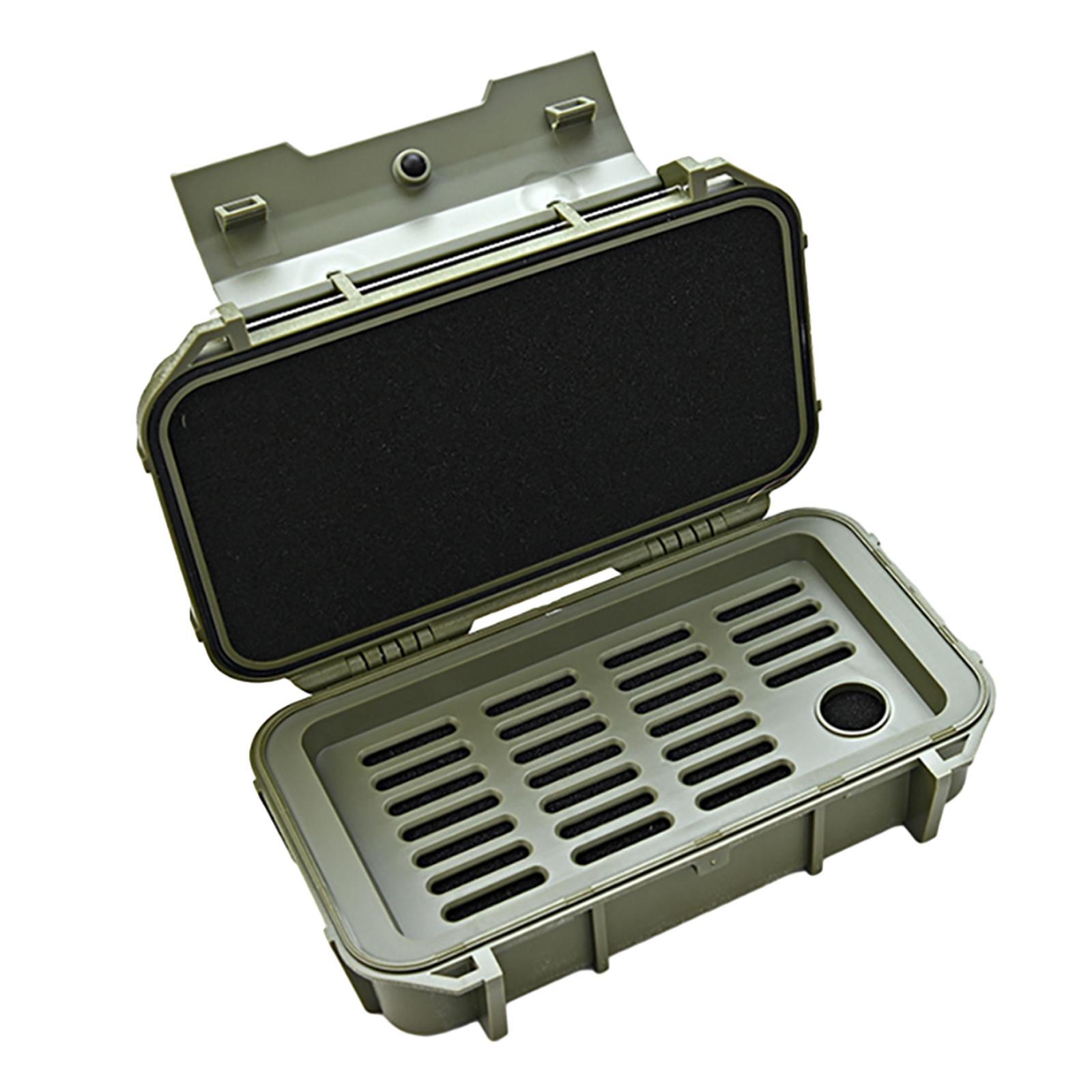 Double Layer Waterproof Hard Tool Case Multifunctional Shockproof Impact Resistant Shockproof Carrying Case for Backpacking