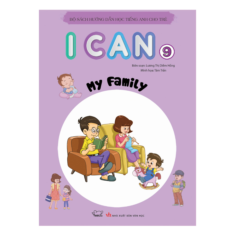 I Can My Family - sách học tiếng Anh cho trẻ mầm non