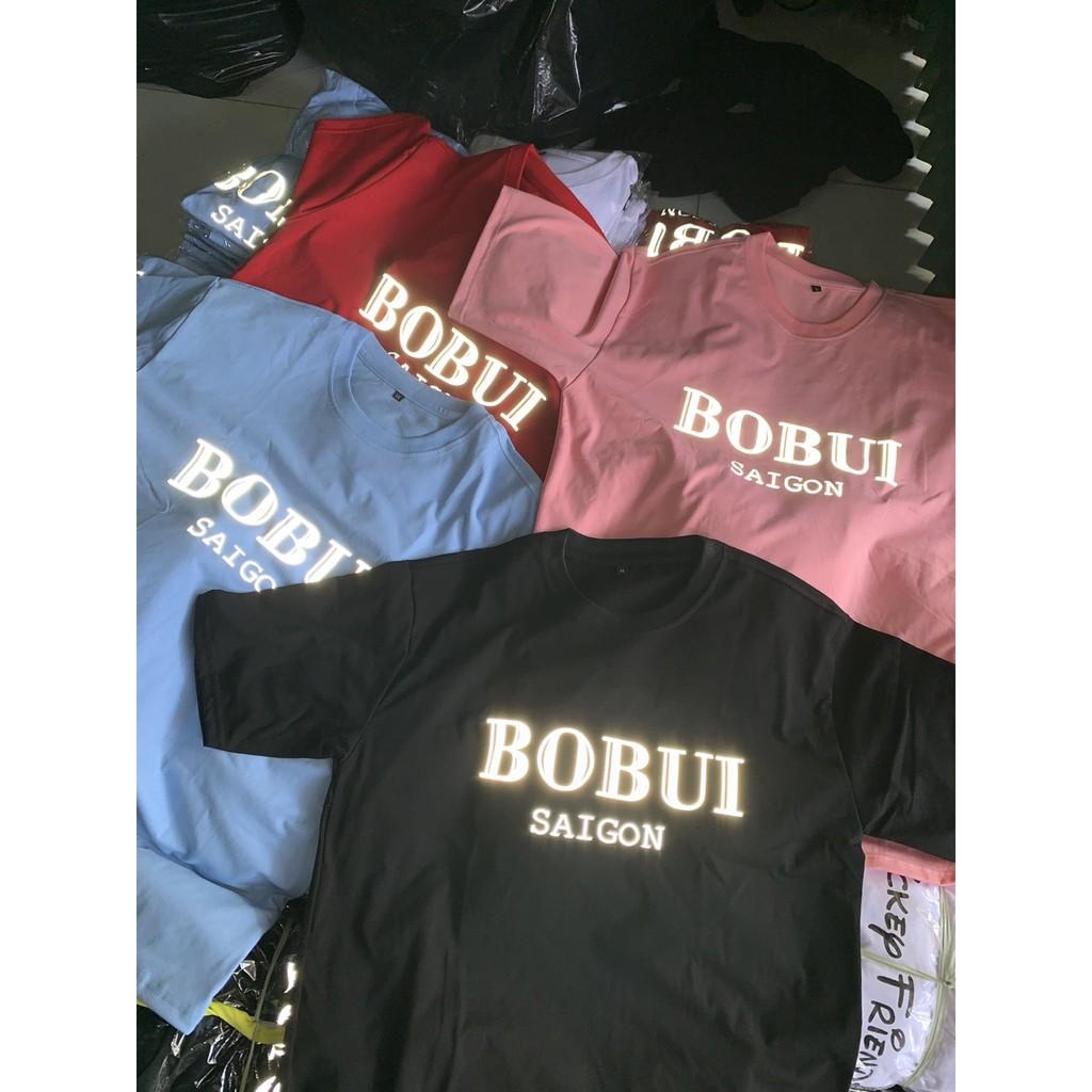 Áo phông Bobui Saigon Phản Quang Hồng - Tee Bobui phát sáng - Over Bobui Unisex chất đẹp