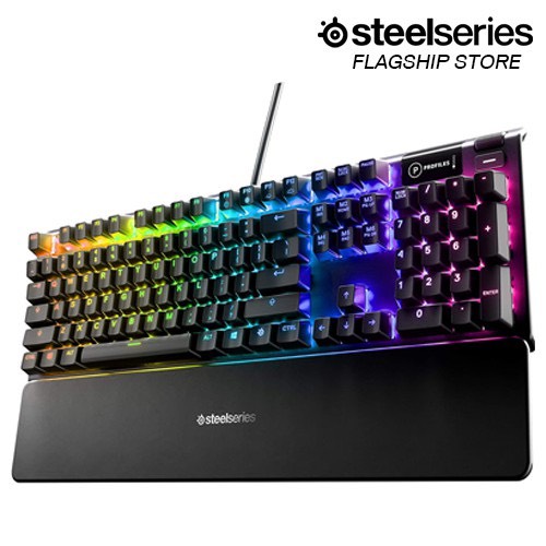 Bàn phím gaming có dây Steelseries Apex 3 RGB chống tràn chuẩn IP32 - Hàng Chính Hãng