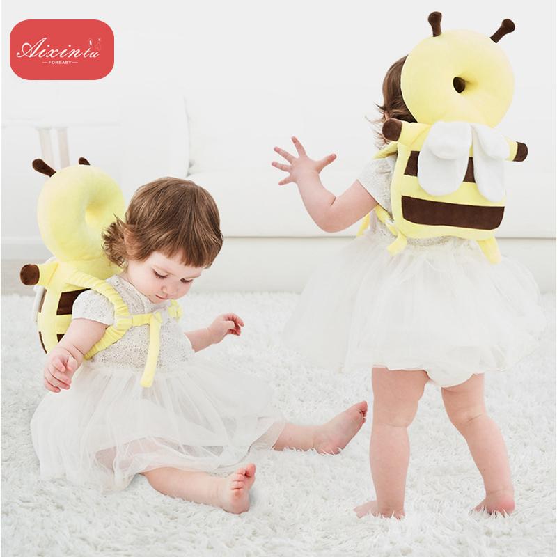 Hoạt Hình Cho Bé Bảo Vệ Đầu Gối An Toàn Miếng Lót Đệm Lưng Ngăn Ngừa Bị Thương Bông PP Mềm Chống Rơi Gối Cho Trẻ Sơ Sinh An Toàn chăm Sóc Bé