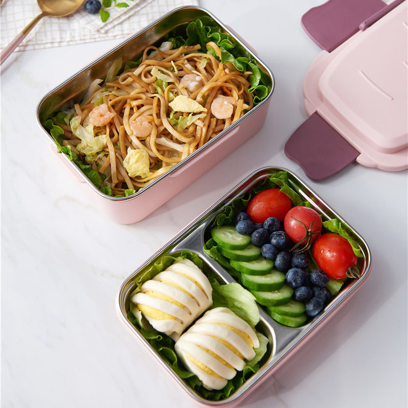 Hộp Cơm 2 Tầng INOX 304 Hình Củ Cải Đáng Yêu