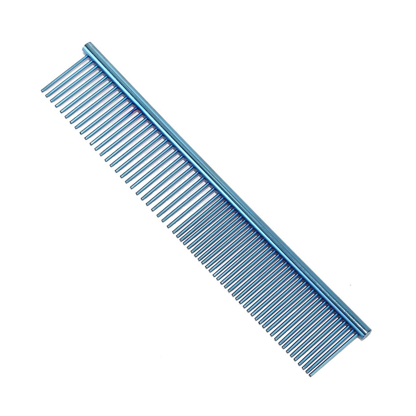 Dog Comb Cat Comb Shedding for Removing Tangles and Knots Pet Blue