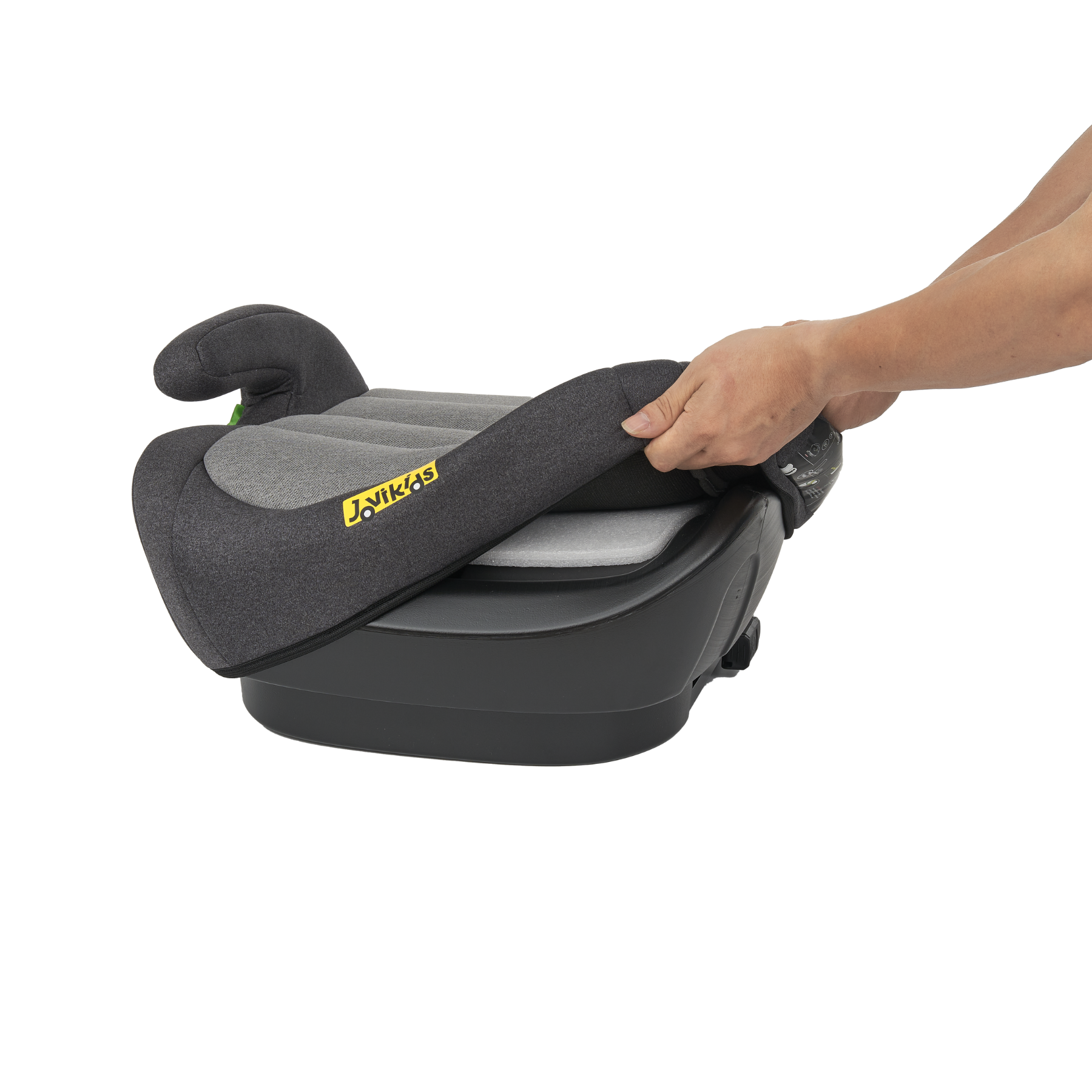 Ghế Ô Tô Booster OHHO - Cho Bé Cao 125 - 150 cm - Jovikids WD020_GREY - Màu Xám