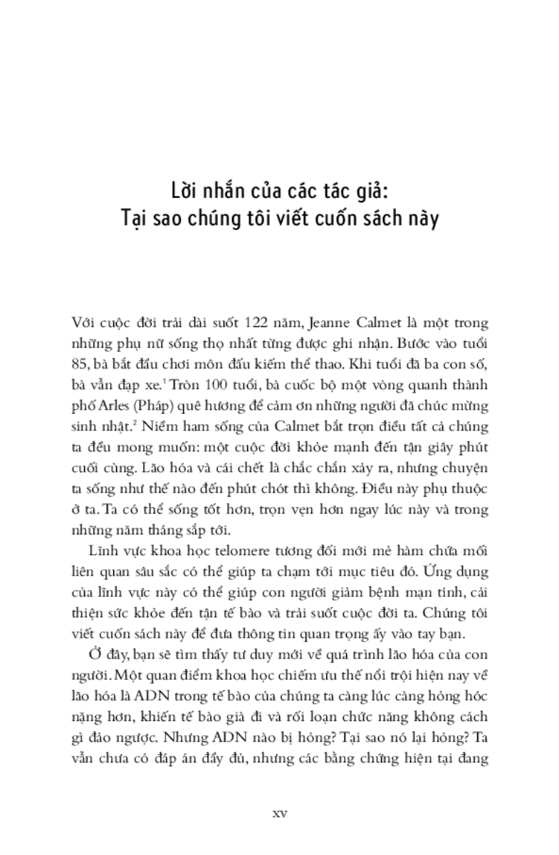 Hiệu Ứng Telomere - Giải Pháp Đột Phá Để Sống Trẻ, Khỏe Và Ngăn Ngừa Lão Hóa _TRE