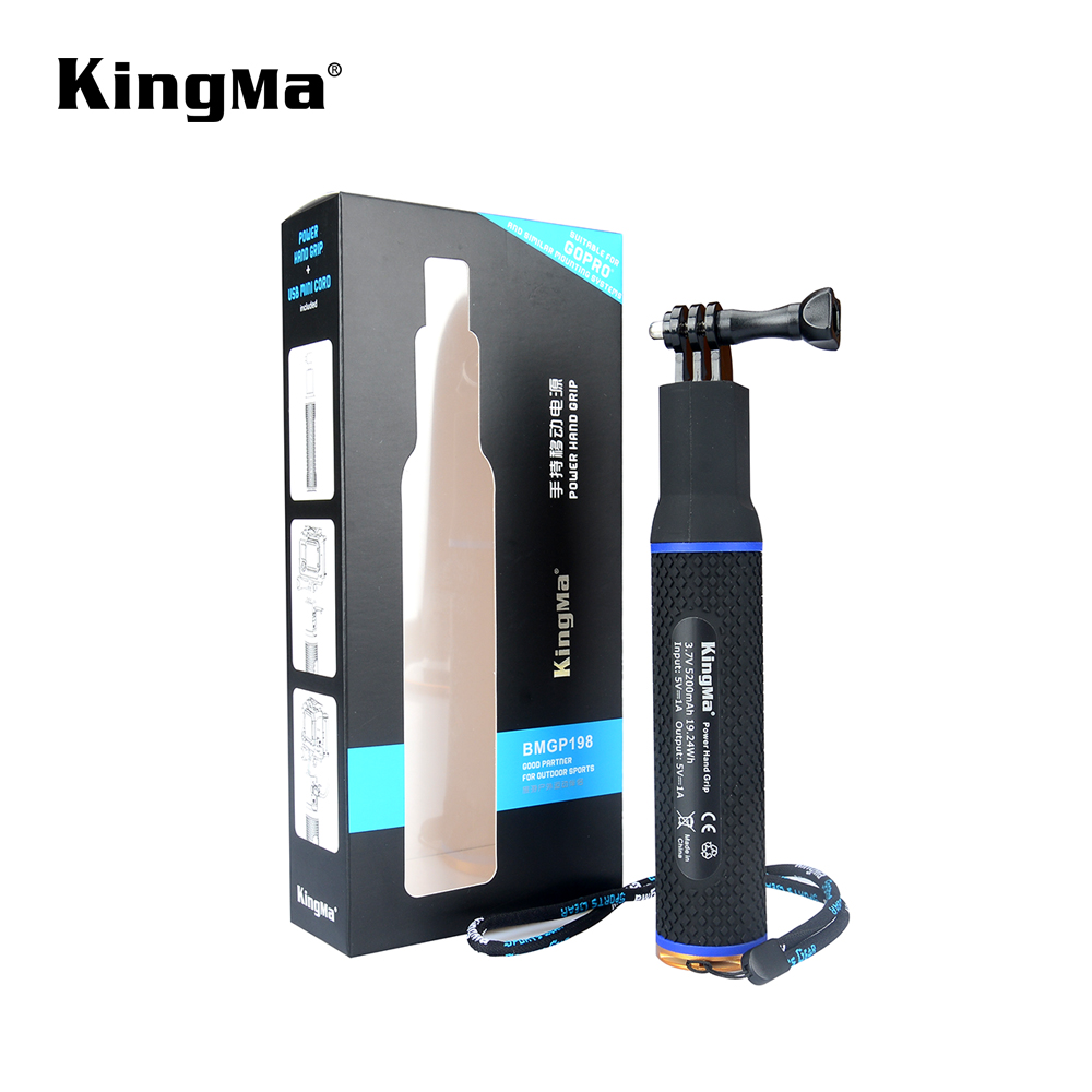 Gậy KINGMA kiêm sạc dự phòng cho máy quay hành động GoPro, Sjcam, Yi Action, Osmo Action