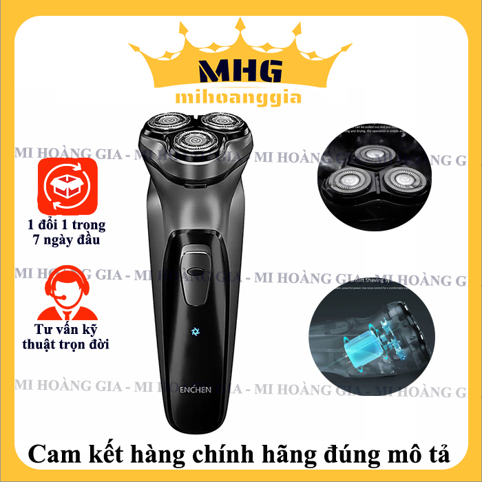 Hình ảnh Máy cạo râu Xiaomi Enchen BlackStone - Hàng Nhập Khẩu