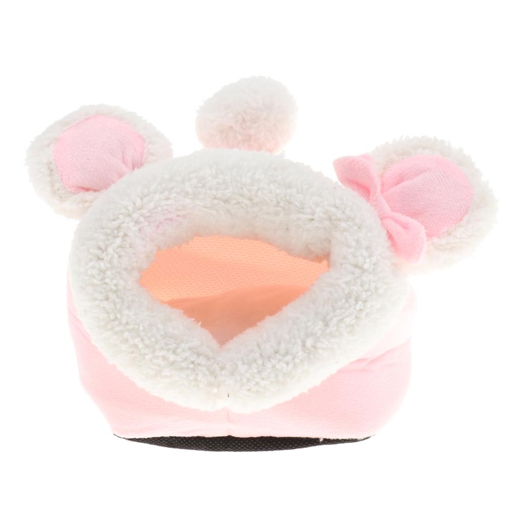Small Pet Dwarf Hamster Guinea Pig Bed House Pets Winter Warm Sleeping Nest