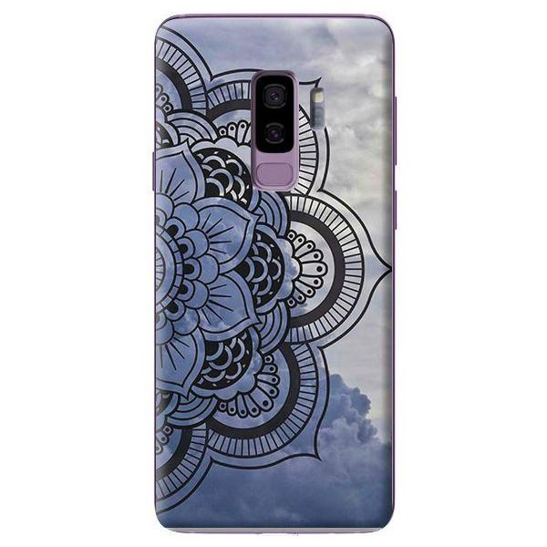 Ốp Lưng Điện Thoại Dành Cho Samsung Galaxy S9 Plus - Mandala Trắng Đen