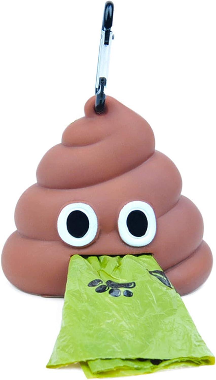 Túi phân chó lớn hơn Túi đựng phân chó Túi đựng phân chó Túi đựng phân chó Hộp đựng túi đựng chất thải có móc không thấm nước với carabiner dành cho tã giấy thải của thú cưng