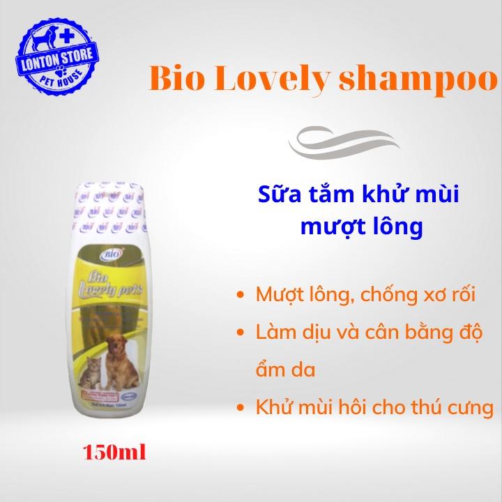 Bio Lovely shampoo - Sữa tắm mượt lông khử mùi hôi Chai 150ml