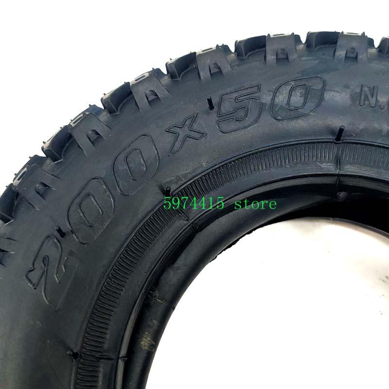 Lốp xe hơi khí nén lốp xe và ống khí nén 200x50 cho xe tay ga điện, xe tay ga điện, xe tay ga leo núi và xe lăn Color: inner and outer