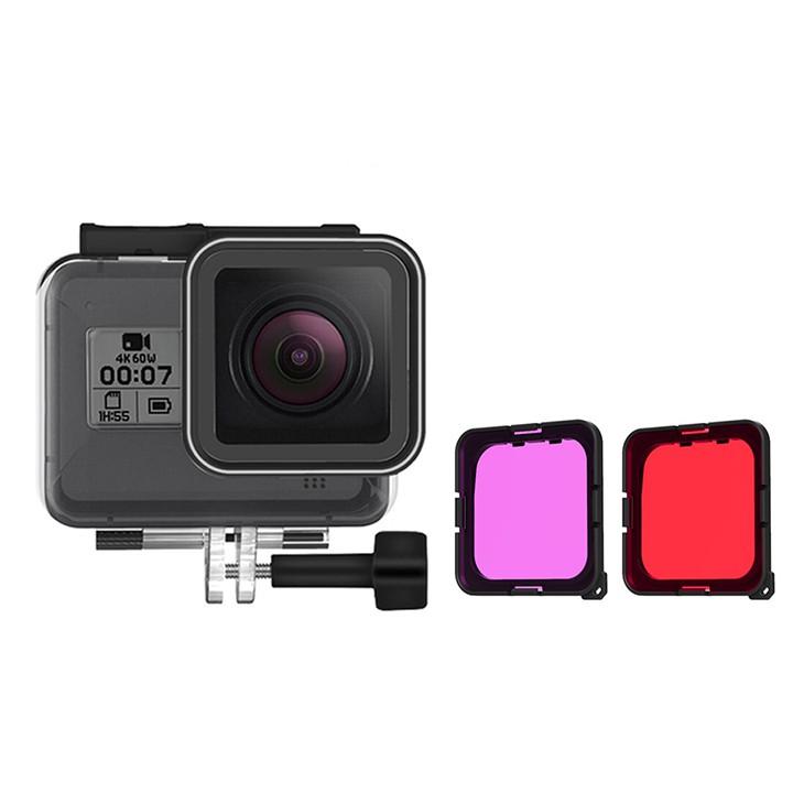 VỎ CHỐNG NƯỚC GOPRO 8 TELESIN - HÀNG NHẬP KHẨU