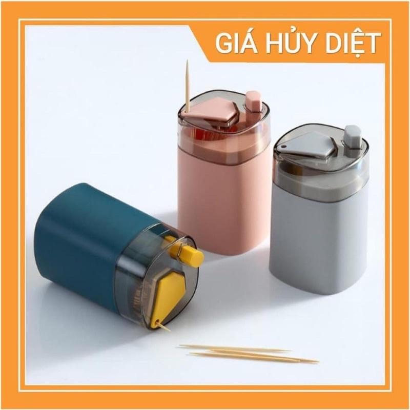 Ống đựng tăm tự động - hộp đựng tăm tự động nhỏ gọn sang trọng