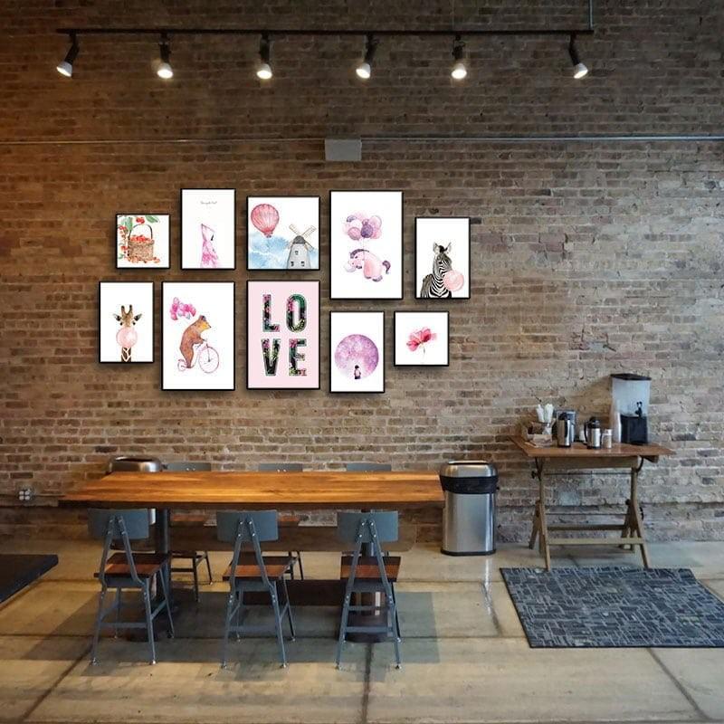 Tranh treo tường “Tình yêu muôn thú” W2220