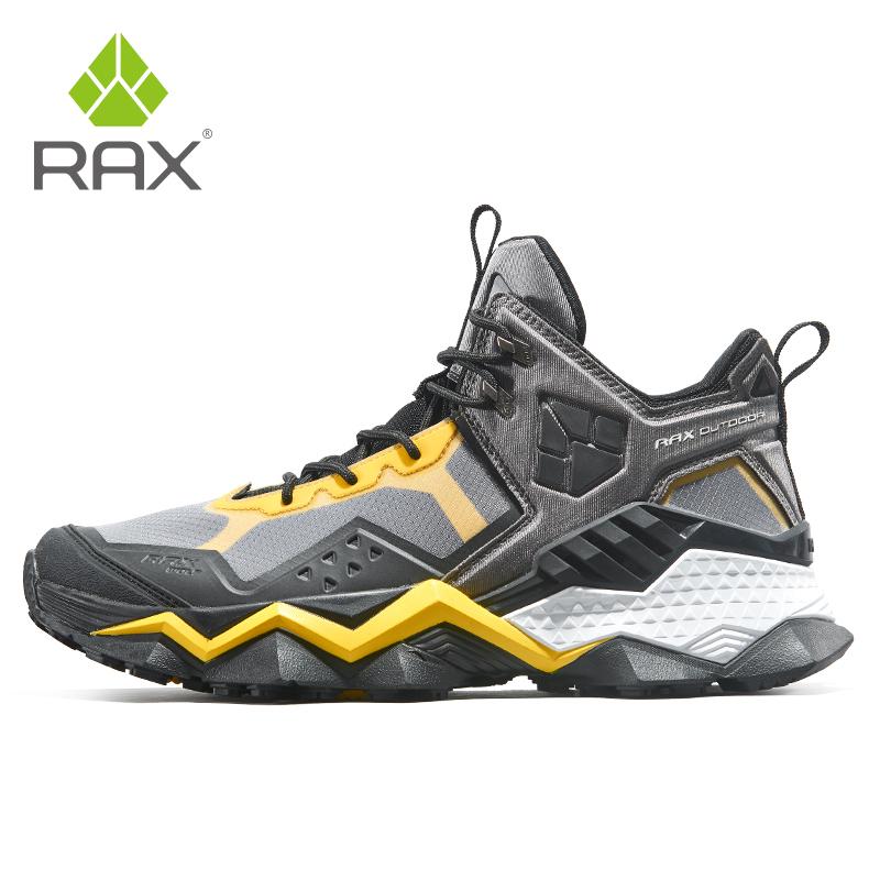 Rax Nam Chống Nước Giày Đi Bộ Đường Dài Thoáng Khí Đi Bộ Đường Dài Giày Đi Bộ Giày Giày Thể Thao Giày Chiến Thuật Giày Color: Black Shoe Size: 45