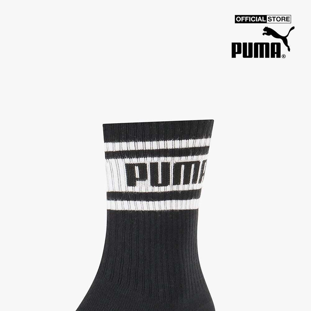 PUMA - Vớ cổ cao unisex kẻ sọc hiện đại 935708-0