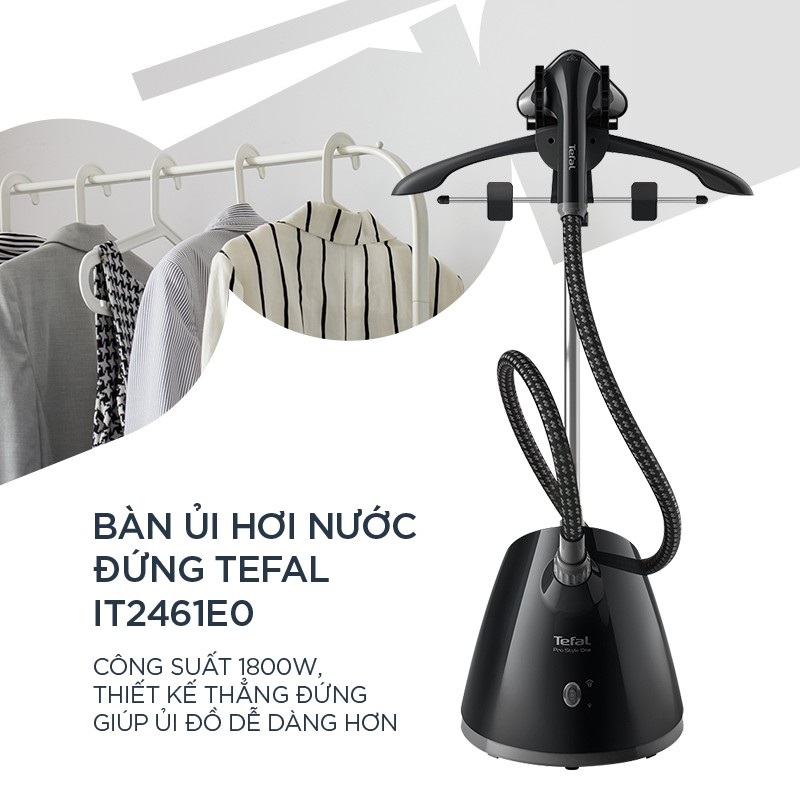 Bàn ủi hơi nước cầm tay dạng đứng Tefal IT2461E0- Hàng chính hãng