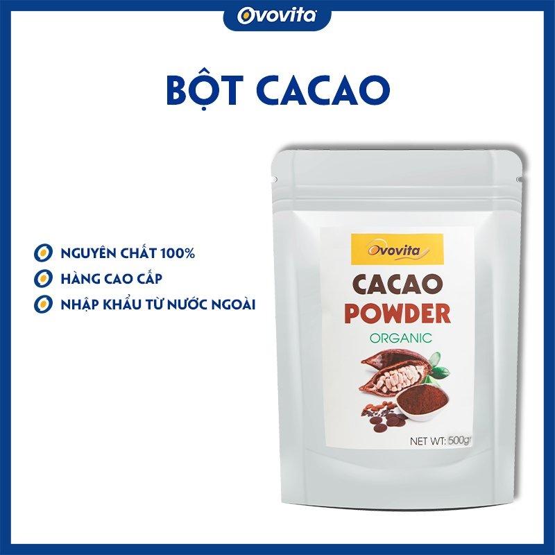 Bột Cacao Sữa Ovovita Túi Zip 500gr. Bột Chất Lượng Cao, Có Sẵn Giao Ngay.