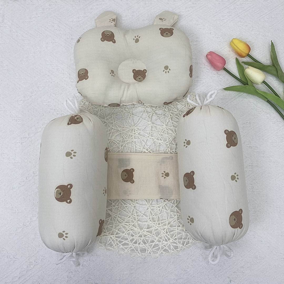 Combo Gối Chặn Cho Bé Sơ Sinh Cao Cấp Chống Giật Mình Giúp Bé Ngủ Ngon Hơn 267